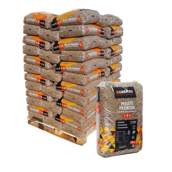 CREPITO Pellets, Palet de 72 sacos de 15kg